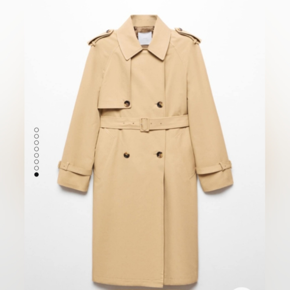 NWT Mango trench coat with belt size XS